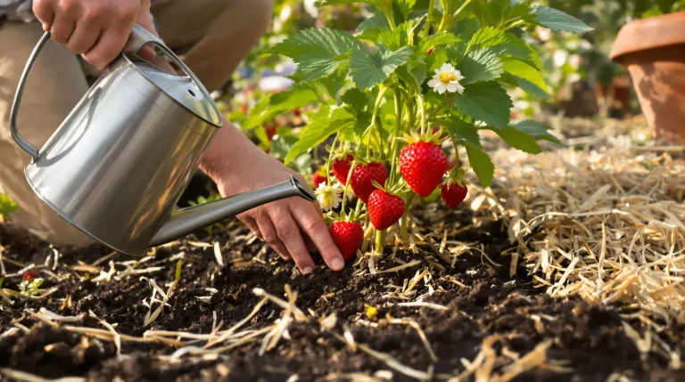 Faut-il arroser ses fraisiers pour mieux récolter ? La vérité sur l’eau qui change vraiment tout