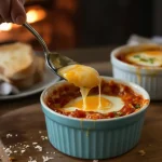 C’est le plat que je fais quand je n’ai envie de rien préparer : œufs cocotte tomate-fromage en 12 min