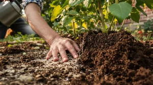 J'étalais du marc de café au pied de mes plants : en grattant la croûte, j'ai compris leur soif