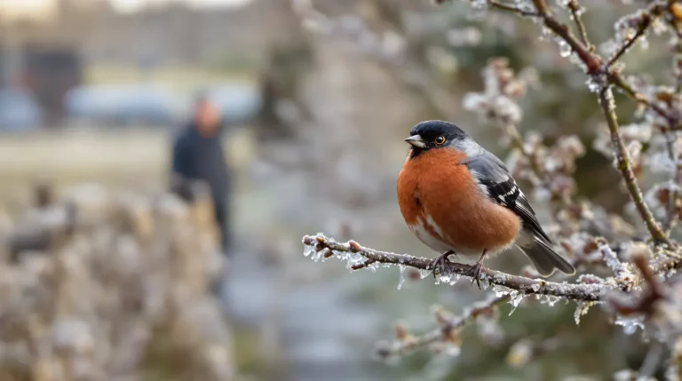 Le bouvreuil pivoine, oiseau vulnérable : l’un des trésors révélés lors d’un inventaire à Saint-Firmin-des-Prés