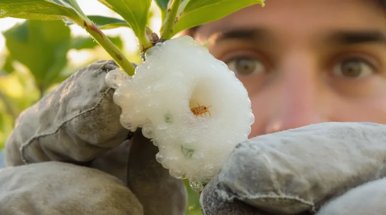 Qui a craché sur mon arbre ? Cette étrange bête baveuse envahit nos jardins dès le printemps